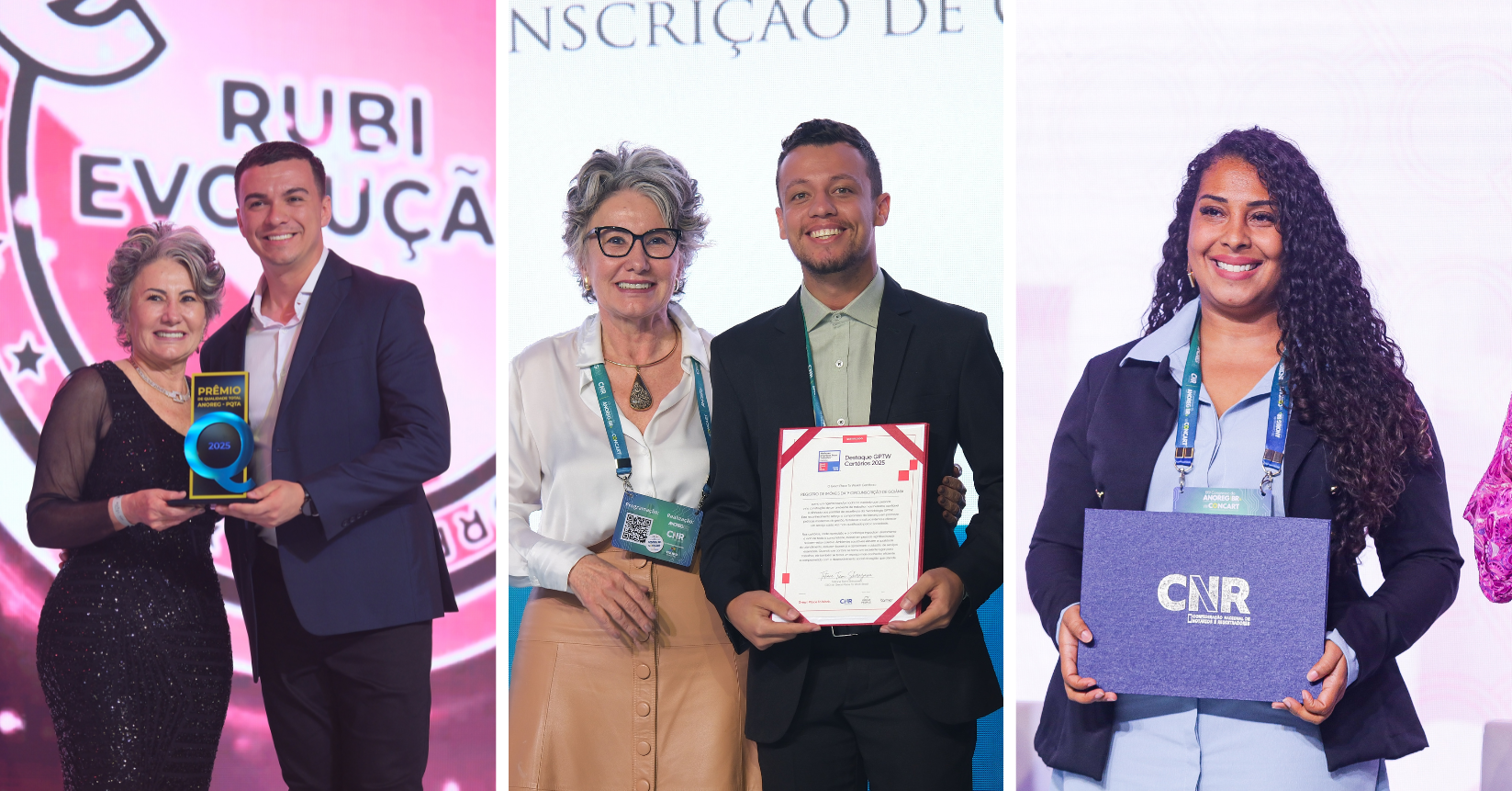 1ºRIGO conquista PQTA na categoria Rubi e os selos Cartório Mulher e Melhor Cartório para Trabalhar